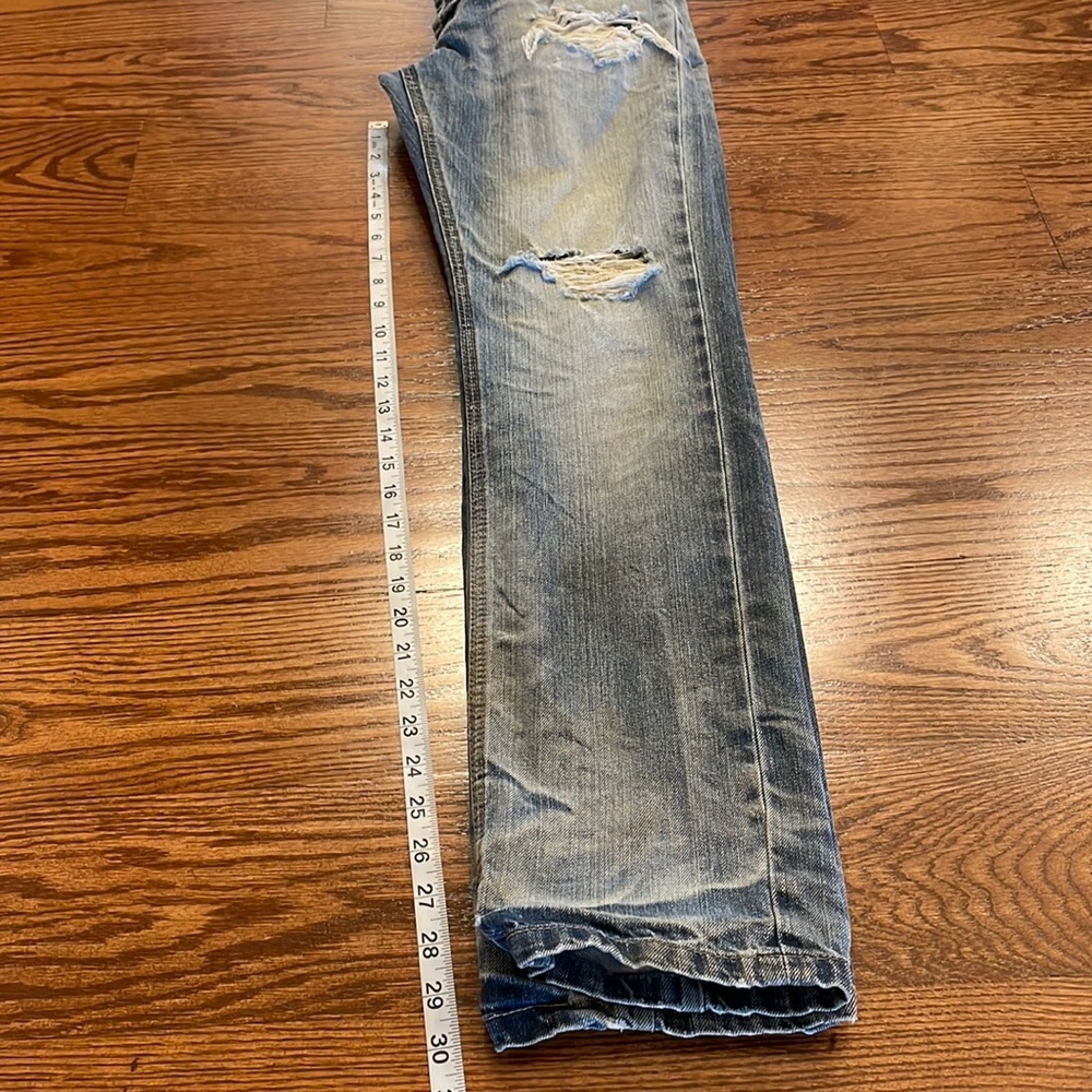 Sicko Denim SPECIAL SELECTION Vintage men’s distressed ripped jeans euro 40 / 31 - Picture 15 of 16